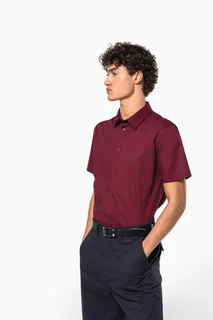 Kariban Cotton/elastane short-sleeved shirt – foto 3