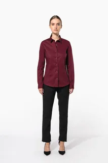 Kariban Dames stretch blouse lange mouwen – foto 7
