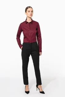 Kariban Dames stretch blouse lange mouwen – foto 6
