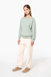 Kariban Ladies’ organic cotton crew neck raglan sleeve sweatshirt – foto 10