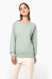 Kariban Ladies’ organic cotton crew neck raglan sleeve sweatshirt – foto 1