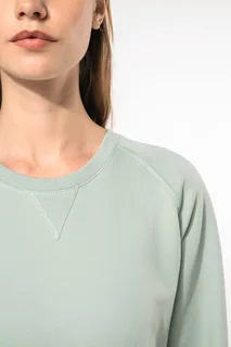 Kariban Ladies’ organic cotton crew neck raglan sleeve sweatshirt – foto 3