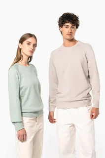 Kariban Men's organic cotton crew neck raglan sleeve sweatshirt – foto 6