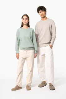 Kariban Men's organic cotton crew neck raglan sleeve sweatshirt – foto 10