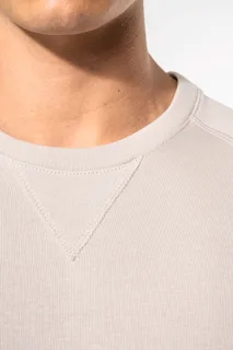 Kariban Men's organic cotton crew neck raglan sleeve sweatshirt – foto 3