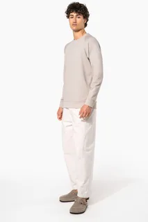 Kariban Men's organic cotton crew neck raglan sleeve sweatshirt – foto 7