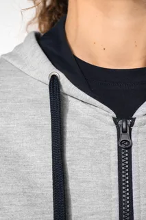Kariban Ladies’ contrast hooded full zip sweatshirt – foto 4