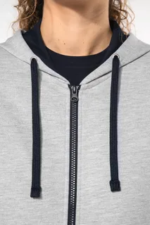 Kariban Ladies’ contrast hooded full zip sweatshirt – foto 3