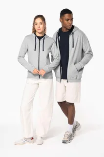 Kariban Ladies’ contrast hooded full zip sweatshirt – foto 9