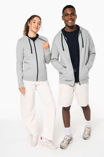 Kariban Ladies’ contrast hooded full zip sweatshirt – foto 10