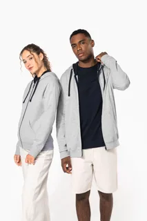 Kariban Ladies’ contrast hooded full zip sweatshirt – foto 7