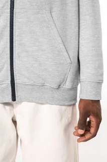 Kariban Men's contrast hooded full zip sweatshirt – foto 5