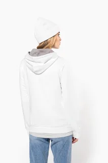 Kariban Damessweater met capuchon in contrasterende kleur – foto 2