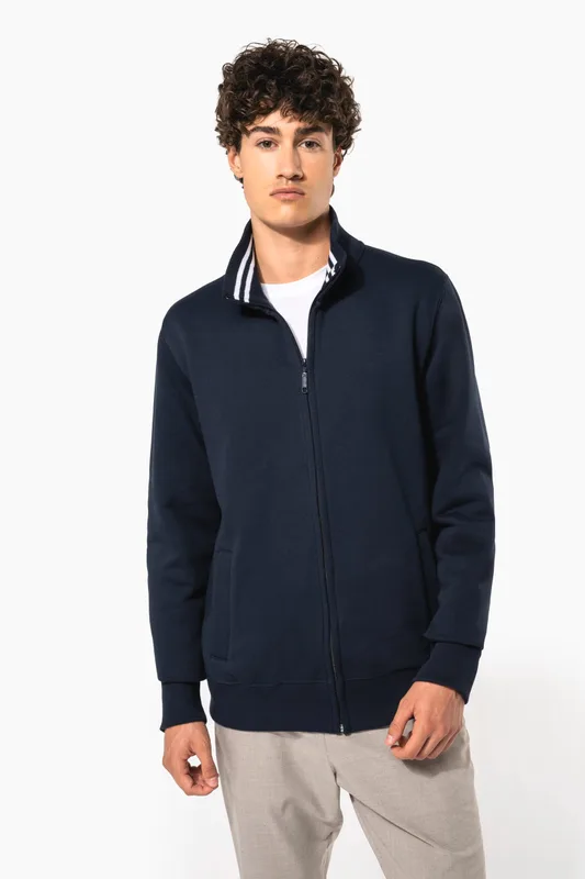 Kariban Herensweater met rits