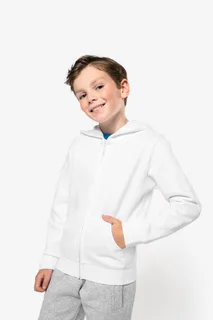 Kariban Kinder sweatvest met capuchon – foto 1