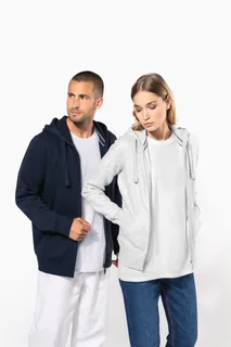Kariban Sweater met capuchon en rits – foto 9