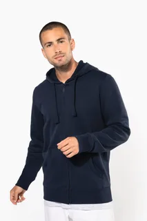 Kariban Sweater met capuchon en rits – foto 1