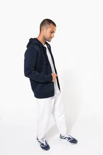 Kariban Sweater met capuchon en rits – foto 6