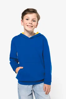 Kariban Kids' contrast hooded sweatshirt – foto 4