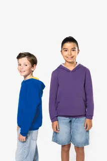Kariban Kids' contrast hooded sweatshirt – foto 1