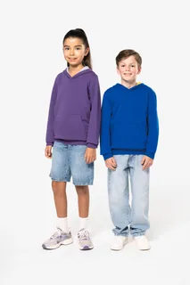 Kariban Kids' contrast hooded sweatshirt – foto 9