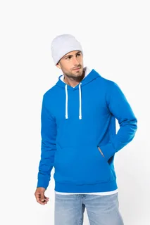 Kariban Sweater met contrasterende capuchon – foto 1