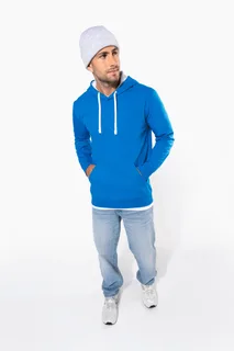 Kariban Sweater met contrasterende capuchon – foto 6