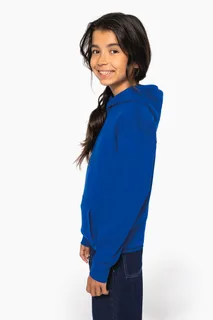 Kariban Gerecyclede kindersweater met capuchon – foto 8