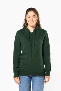 Kariban Gerecyclede uniseks sweater met rits en capuchon – foto 7