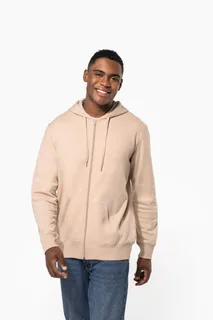Kariban Gerecyclede uniseks sweater met rits en capuchon – foto 2