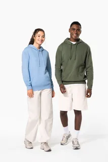 Kariban Gerecyclede uniseks sweater met capuchon – foto 6