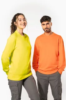 Kariban Gerecyclede uniseks sweater met ronde hals – foto 9