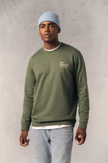 Kariban Gerecyclede uniseks sweater met ronde hals – foto 7