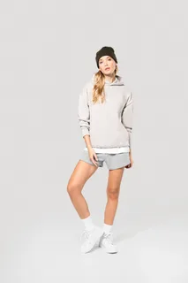Kariban Oversized fleece sweater met capuchon – foto 9