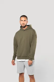 Kariban Oversized fleece sweater met capuchon – foto 2