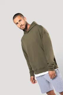 Kariban Oversized fleece sweater met capuchon – foto 4