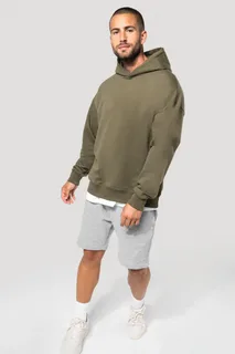 Kariban Oversized fleece sweater met capuchon – foto 5