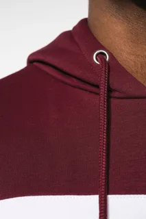 Kariban Driekleurige unisex sweater met capuchon – foto 7