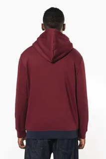 Kariban Driekleurige unisex sweater met capuchon – foto 5