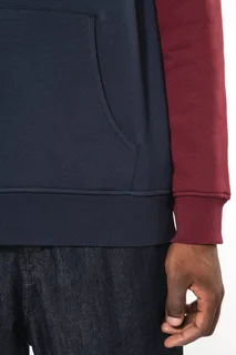 Kariban Driekleurige unisex sweater met capuchon – foto 8
