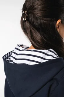 Kariban Sweater met contrasterende capuchon met motief – foto 11