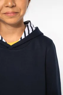 Kariban Sweater met contrasterende capuchon met motief – foto 13