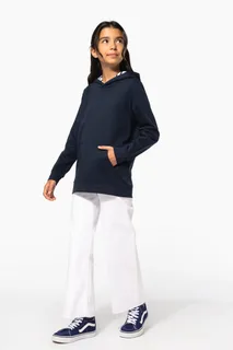 Kariban Sweater met contrasterende capuchon met motief – foto 15
