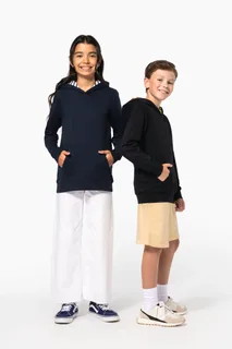 Kariban Sweater met contrasterende capuchon met motief – foto 22