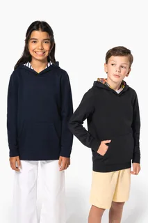 Kariban Sweater met contrasterende capuchon met motief – foto 14