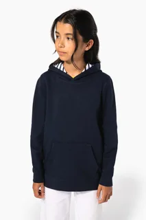 Kariban Sweater met contrasterende capuchon met motief – foto 2