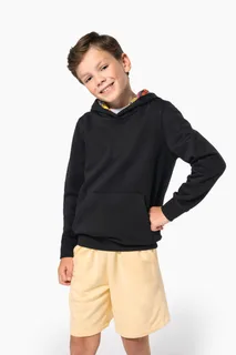 Kariban Sweater met contrasterende capuchon met motief – foto 17