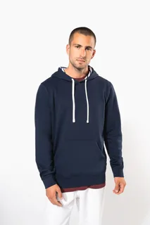 Kariban Unisex sweater met capuchon met contrasterend motief – foto 2