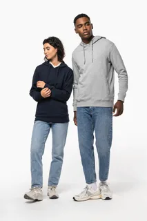 Kariban Ecologische uniseks sweater met capuchon – foto 10