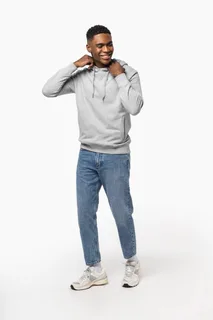 Kariban Ecologische uniseks sweater met capuchon – foto 13
